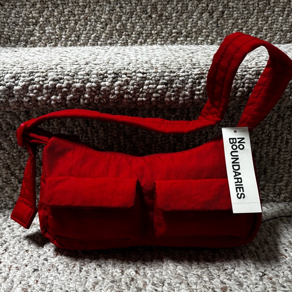 No Boundaries Red Shoulder Bag